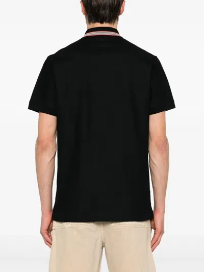 Burberry Cotton T-shirt In Black