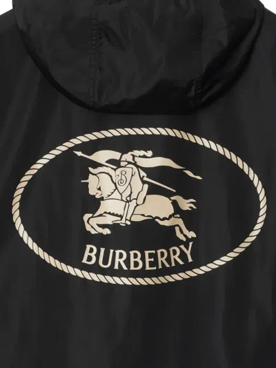 Burberry Black Newport Jackets In Black