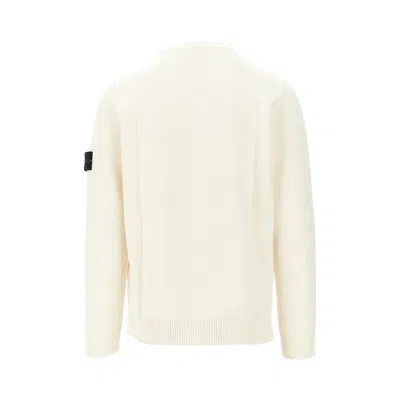 Stone Island Turtleneck Ribbed Wool Sweater