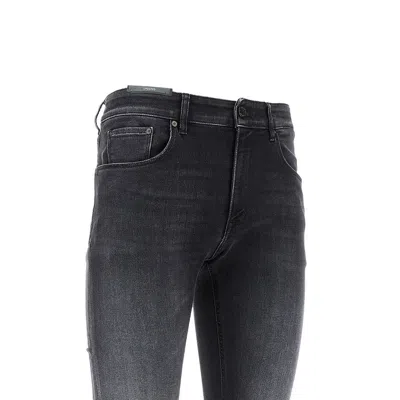 Pt Torino Jeans Denim Stretch Belt Loops In Black