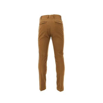 Pt Torino Stretch Gabardine Master Fit Pants In Brown