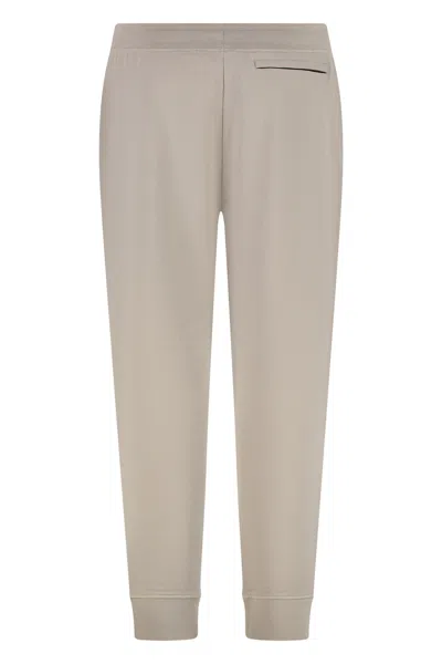 Canada Goose Cotton Track-pants With Ribbed Cuffs In Gray