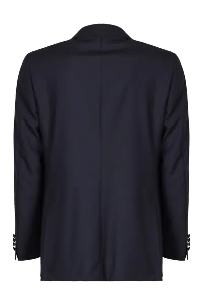 Canali Wool Two-pieces Suit In Black