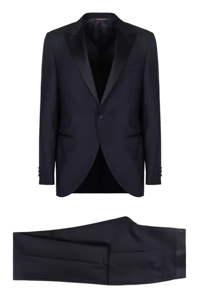 Canali Wool Two-pieces Suit In Black