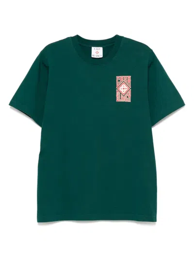 Casablanca Logo-print T-shirt In Green
