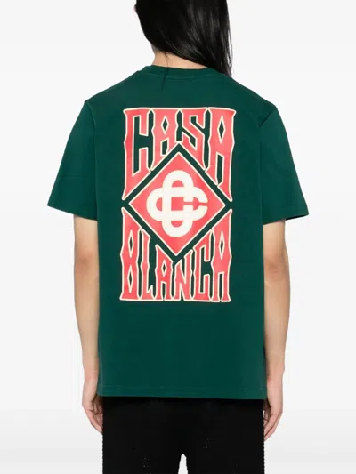 Casablanca Logo-print T-shirt In Green
