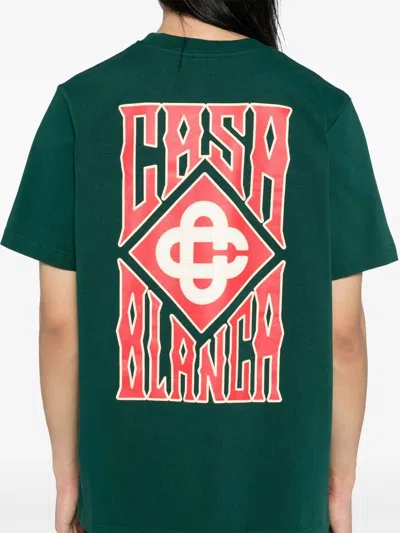 Casablanca Logo-print T-shirt In Green