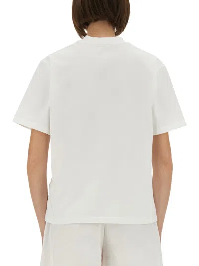 Casablanca Crew Neck Graphic Print Short Sleeves Top