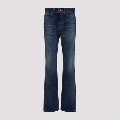 Celine Woman Jeans Blue Size 30 Cotton In Blue