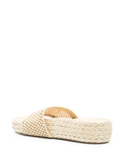 Chloé Cream Isla Slippers