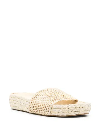 Chloé Cream Isla Slippers