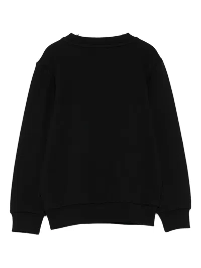 Balmain Logo-embroidered Sweatshirt In Black