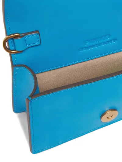 Pinko Micro Love One Simply Bag In Blue