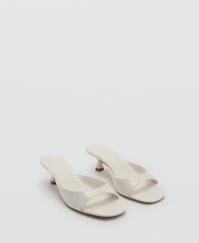 Mango Women's Kitten Heel Sandals
