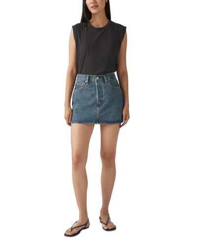 Levi's Women's Mid-rise Icon Denim Skirt