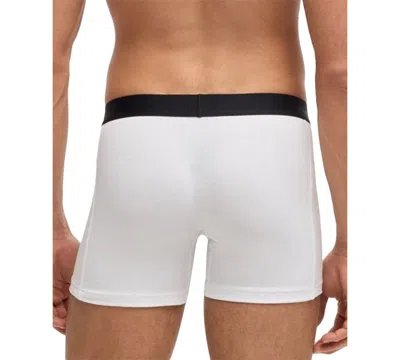 Hugo Boss Three-pack Boxer Briefs In Stretch In Gray