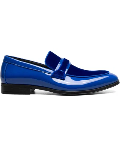Stacy Adams Men's Spratley Moc Toe Saddle Slip On Loafer