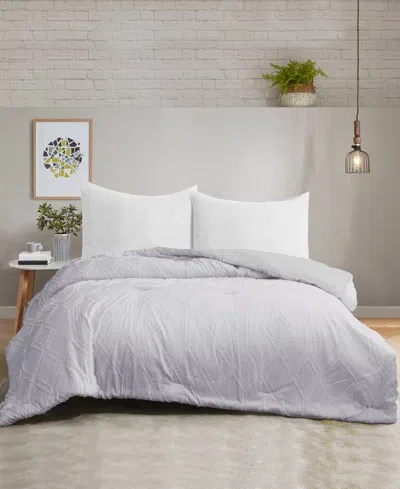 Unikome All Season Textured Jacquard Down Alternative Comforter, King