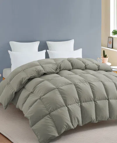 Unikome Medium Warmth Goose Feather Down Fiber Comforter, King