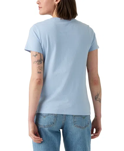 Levi's Women's Perfect Graphic Logo Cotton T-shirt In Blue