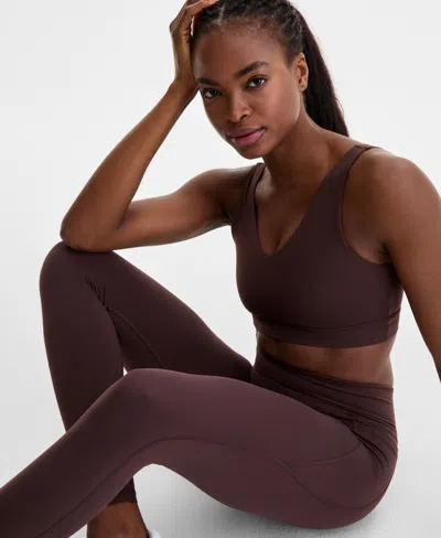 Sweaty Betty Women's Ultimate Studio Voop Sports Bra In Brown