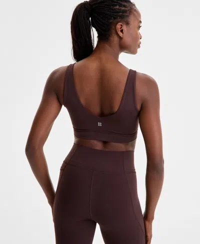Sweaty Betty Women's Ultimate Studio Voop Sports Bra In Brown