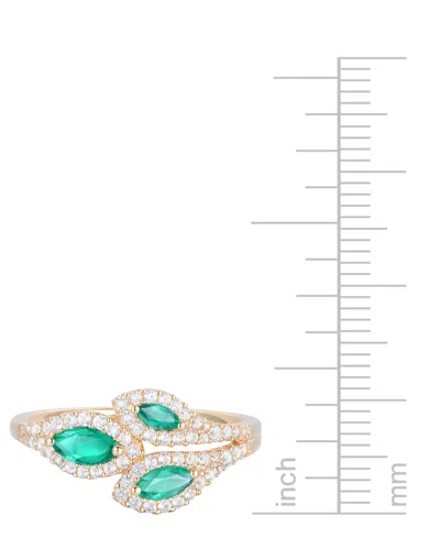 Macy's Gemstone (5/8 Ct. T.w.) & Diamond (1/3 Ct. T.w.) Multi-stone Ring In 14k Gold
