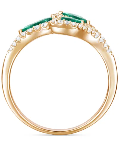 Macy's Gemstone (5/8 Ct. T.w.) & Diamond (1/3 Ct. T.w.) Multi-stone Ring In 14k Gold
