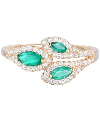 Macy's Gemstone (5/8 Ct. T.w.) & Diamond (1/3 Ct. T.w.) Multi-stone Ring In 14k Gold