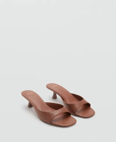 Mango Women's Kitten Heel Sandals
