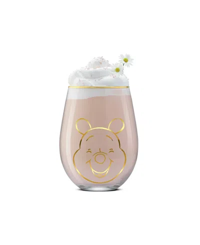 Joyjolt Pooh Spirits Hero Faces Stemless Drinking Glasses, Set Of 4