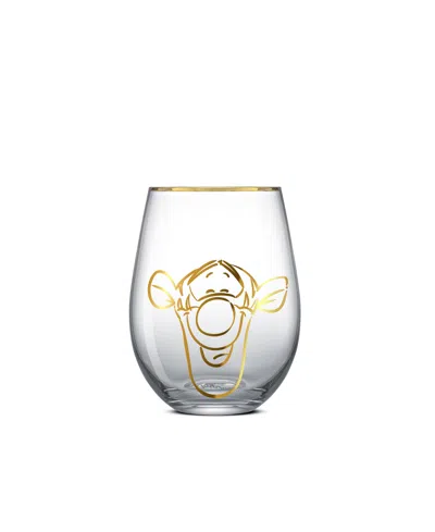Joyjolt Pooh Spirits Hero Faces Stemless Drinking Glasses, Set Of 4