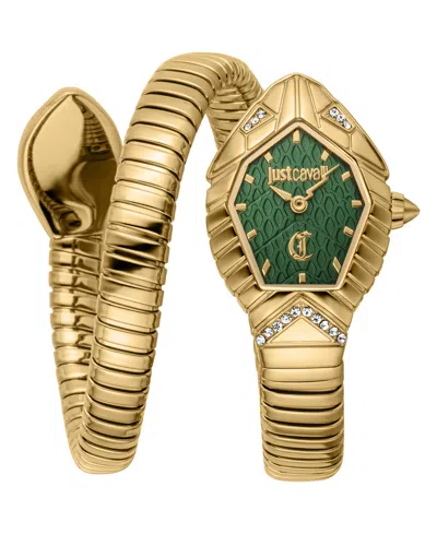 Just Cavalli Women's Gold Stainless Steel Bracelet Watch, 34mm