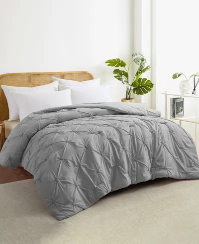 Unikome All Season Pintuck Down Alternative Comforter, Twin