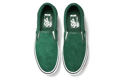 Vans Slip-on Pro Classic Low Tops Casual Skateboarding Shoes Unisex Green