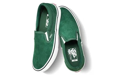 Vans Slip-on Pro Classic Low Tops Casual Skateboarding Shoes Unisex Green
