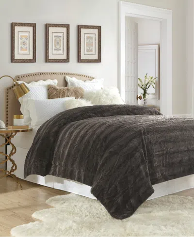 Swift Home Micro Mink Faux Fur Blanket, King