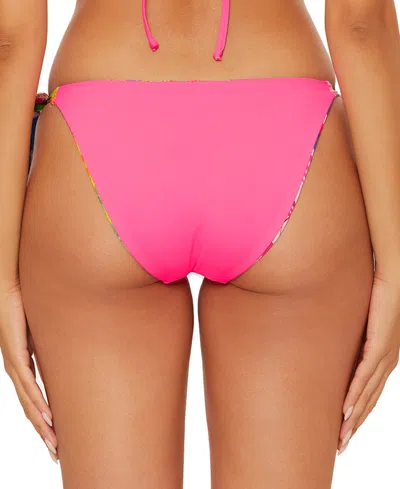 Becca Positano Reversible Tie Side Bikini Bottoms In Multi