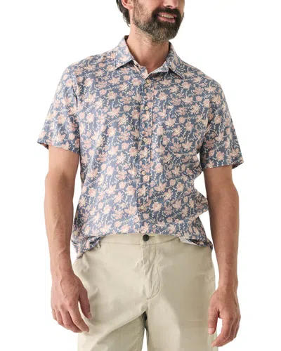 Faherty Breeze Shirt In Purple