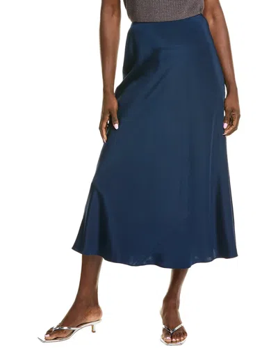 Lafayette 148 New York Bias Cut Flared Silk-blend Maxi Skirt