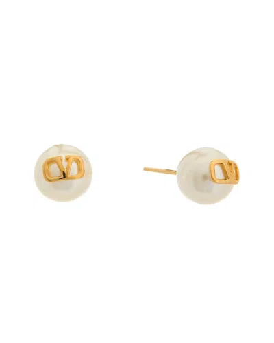 Valentino Vlogo Pearl Studs
