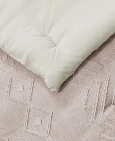 Unikome All Season Textured Jacquard Down Alternative Comforter, King