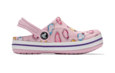 Crocs (ps)  Classic Clog Multi-color Pattern Shoe Pink