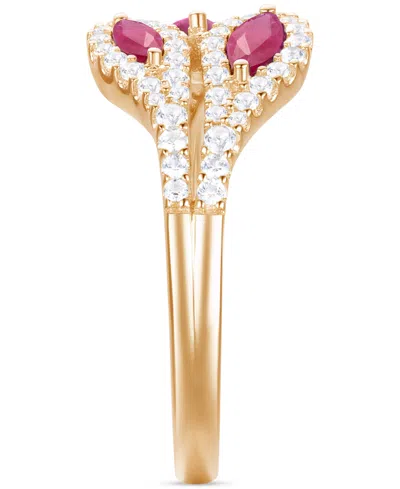 Macy's Gemstone (5/8 Ct. T.w.) & Diamond (1/3 Ct. T.w.) Multi-stone Ring In 14k Gold