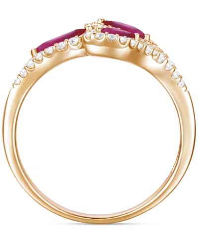 Macy's Gemstone (5/8 Ct. T.w.) & Diamond (1/3 Ct. T.w.) Multi-stone Ring In 14k Gold