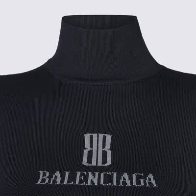 Balenciaga Viscose Nano Bb High Neck Sweater