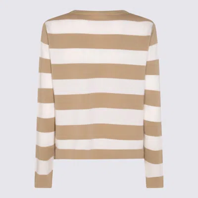 Max Mara Sleeveless Crew Neck Top With Embroidered Detail In Multi
