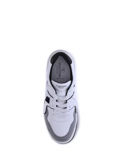 Valentino Low-top One Stud Sneakers In White