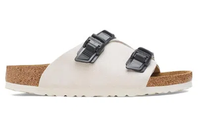 Birkenstock Zurich Tech Double-strap Suede Slides