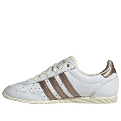 Adidas Originals Womens White Preloved Brown Cre Japan Leather Low-top Trainers In Multi